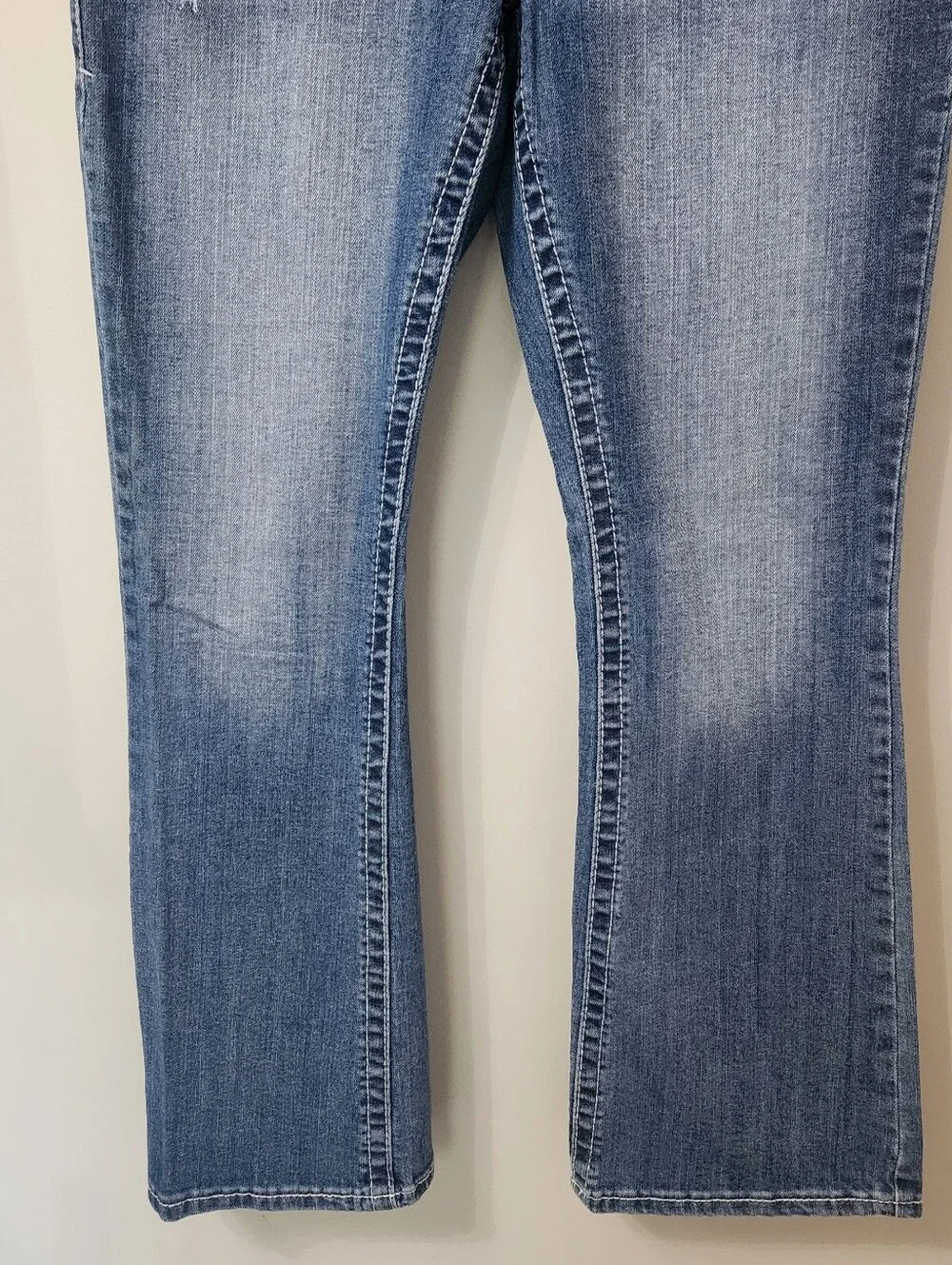 Maurices Bootcut Jeans Women's Size 7/8 Short Regular Light Wash Y2k Denim 33x29